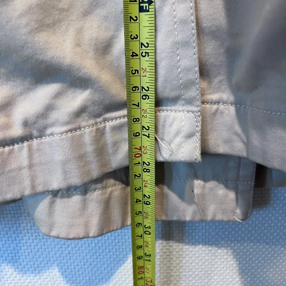 GAP Womens Tan Khaki Double Breasted Short Trench Coat Jacket‎ XXL Utility Barn